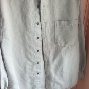 Bugle Boy Light Gray Casual Button Down Shirt